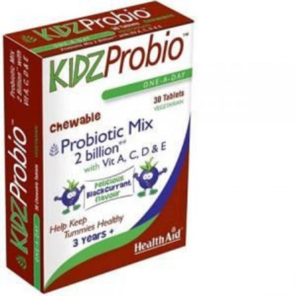 HEALTH AID Kidz Probio 30 Μασώμενα Δισκία